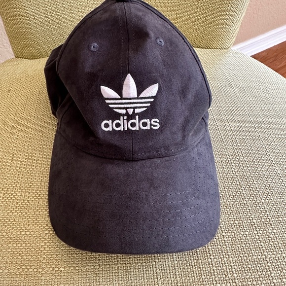 adidas Accessories - Adidas Dark Gray Cap with White Logo